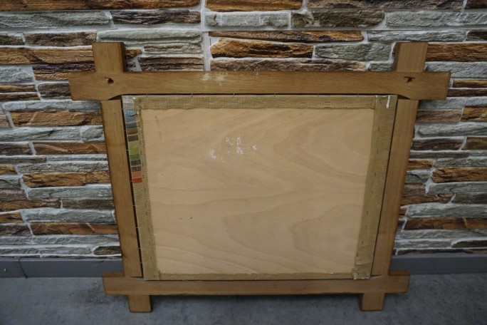 OBRAZEK GOBELIN W DREWNIANEJ RAMIE 70/60