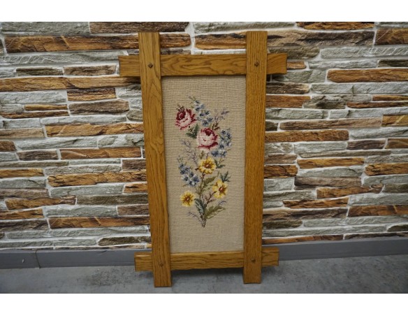 OBRAZEK GOBELIN W DREWNIANEJ RAMIE 40/68