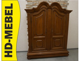 SZAFA DĘBOWA IMPONUJĄCA , DWUDRZWIOWA  SZER. 165 CM