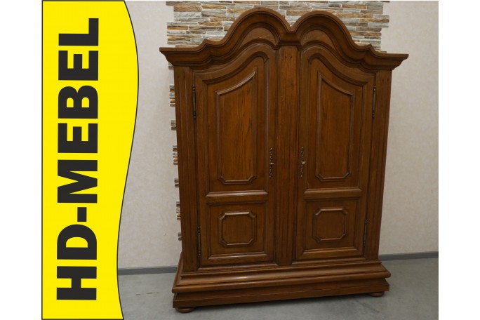 SZAFA DĘBOWA IMPONUJĄCA , DWUDRZWIOWA  SZER. 165 CM