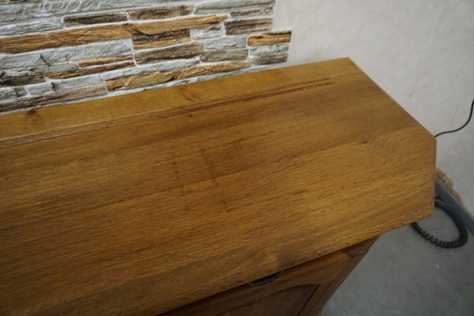 KOMODA DĘBOWA 3 DRZWIOWA LITY DĄB SZER. 199 CM