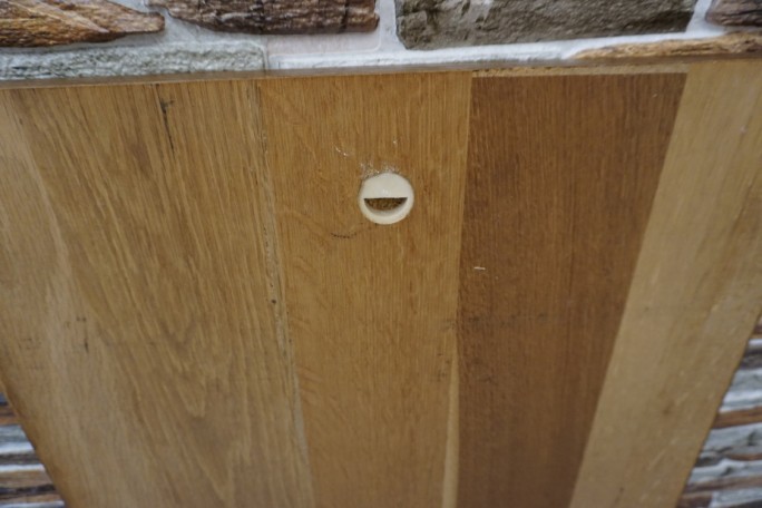 LUSTRO W RAMIE DĘBOWEJ 50x92 CM