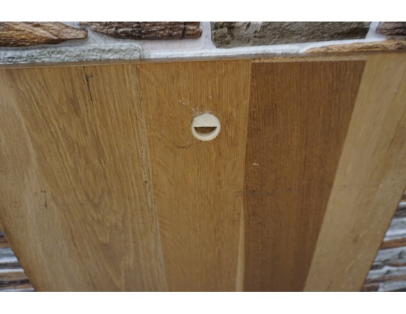 LUSTRO W RAMIE DĘBOWEJ 50x92 CM