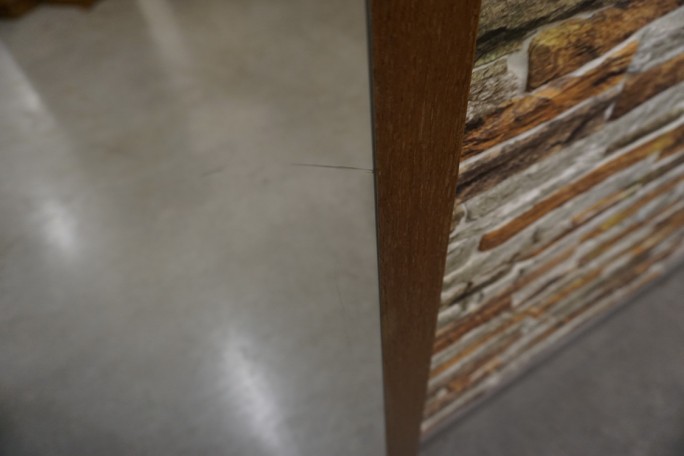 LUSTRO W RAMIE DĘBOWEJ 50x92 CM