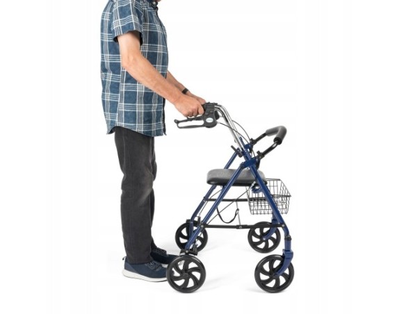 Wynajem Chodzik Podpórka czterokołowa z siedziskiem