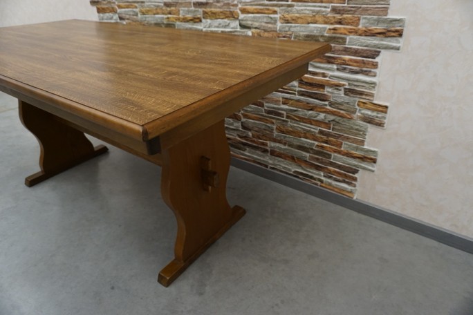 STÓŁ DEBOWY PROSTOKĄTNY SOLIDNY SZER. 160 CM