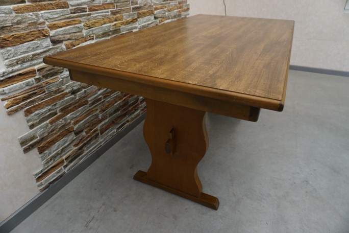 STÓŁ DEBOWY PROSTOKĄTNY SOLIDNY SZER. 160 CM