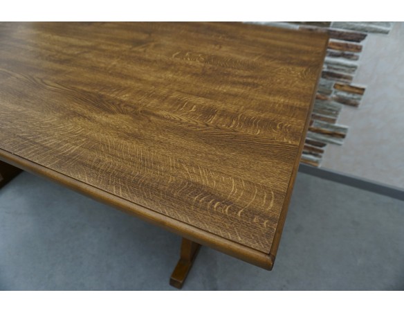 STÓŁ DEBOWY PROSTOKĄTNY SOLIDNY SZER. 160 CM