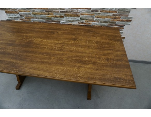 STÓŁ DEBOWY PROSTOKĄTNY SOLIDNY SZER. 160 CM