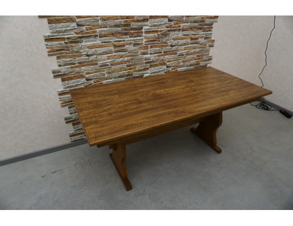 STÓŁ DEBOWY PROSTOKĄTNY SOLIDNY SZER. 160 CM