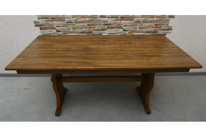 STÓŁ DEBOWY PROSTOKĄTNY SOLIDNY SZER. 160 CM