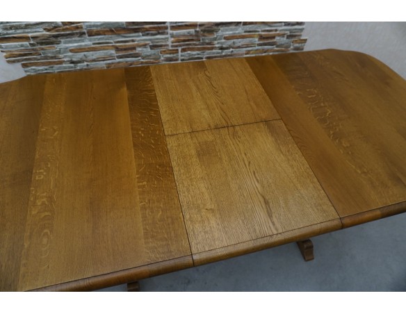 STÓŁ ROZKŁADANY DĘBOWY SZER. 145 CM