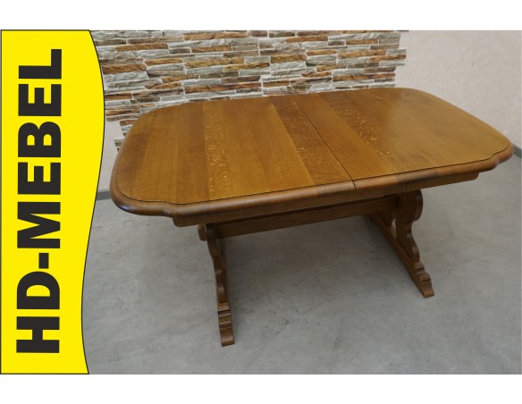 STÓŁ ROZKŁADANY DĘBOWY SZER. 145 CM