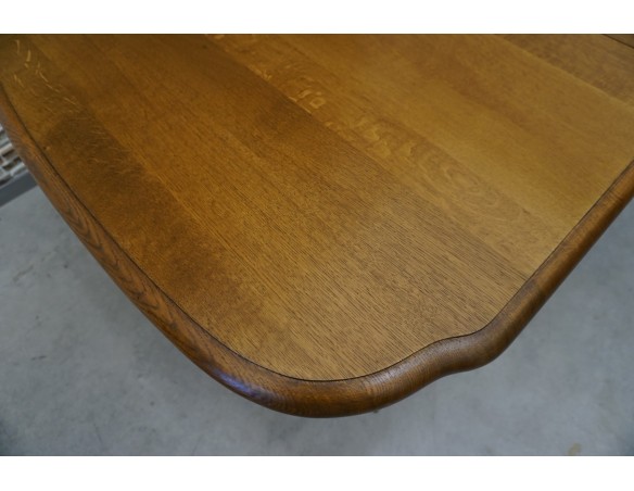 STÓŁ ROZKŁADANY DĘBOWY SZER. 145 CM