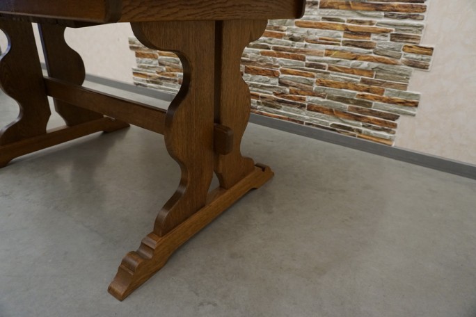 STÓŁ ROZKŁADANY DĘBOWY SZER. 145 CM