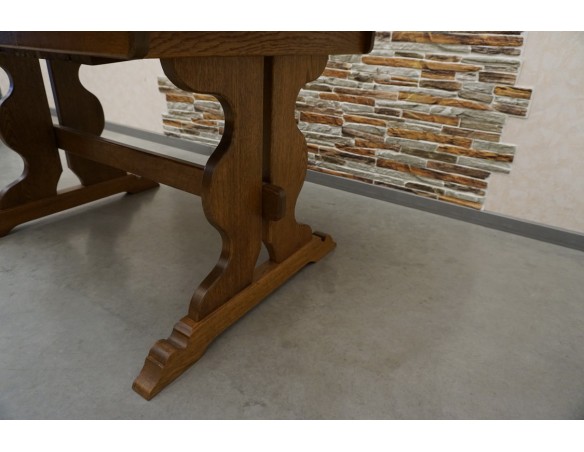 STÓŁ ROZKŁADANY DĘBOWY SZER. 145 CM