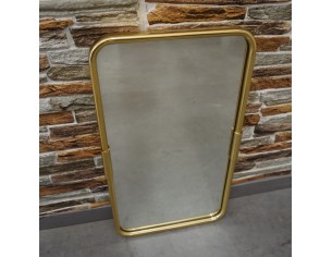 LUSTRO W POZŁACANEJ RAMIE SZER. 32 CM 2