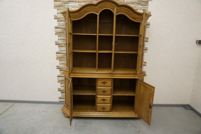 WITYRNA Z KOMODĄ DĘBOWA SZER. 160 CM