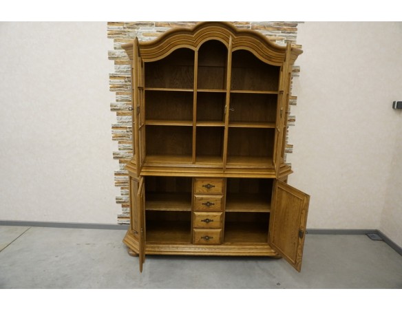 WITYRNA Z KOMODĄ DĘBOWA SZER. 160 CM