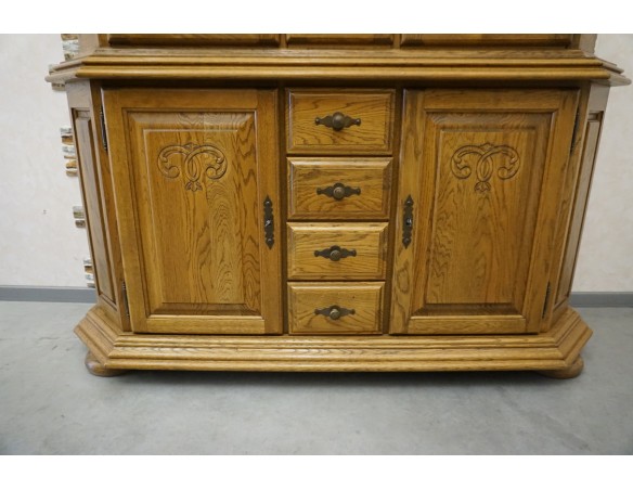 WITYRNA Z KOMODĄ DĘBOWA SZER. 160 CM