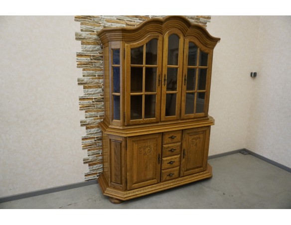 WITYRNA Z KOMODĄ DĘBOWA SZER. 160 CM