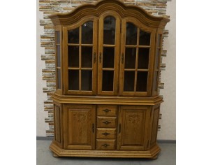 WITYRNA Z KOMODĄ DĘBOWA SZER. 160 CM 2