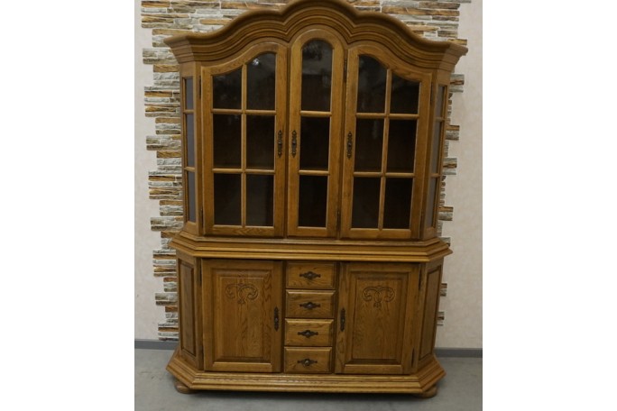 WITYRNA Z KOMODĄ DĘBOWA SZER. 160 CM