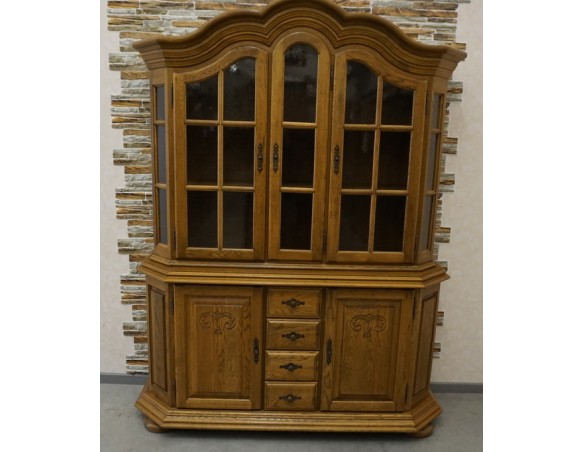 WITYRNA Z KOMODĄ DĘBOWA SZER. 160 CM