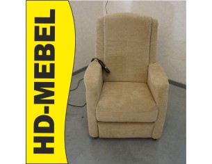 FOTEL ELEKTRYCZNY NA PILOTA FUNKCJA POMOCY WSTAWANIA HUKLA 3w1