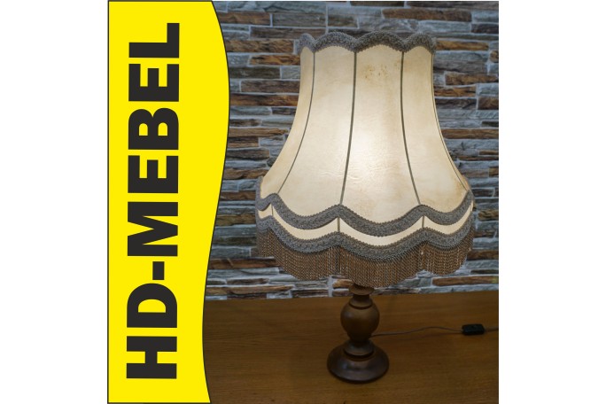 LAMPA ORZECHOWA NABLATOWA STOJĄCA 45/45 CM