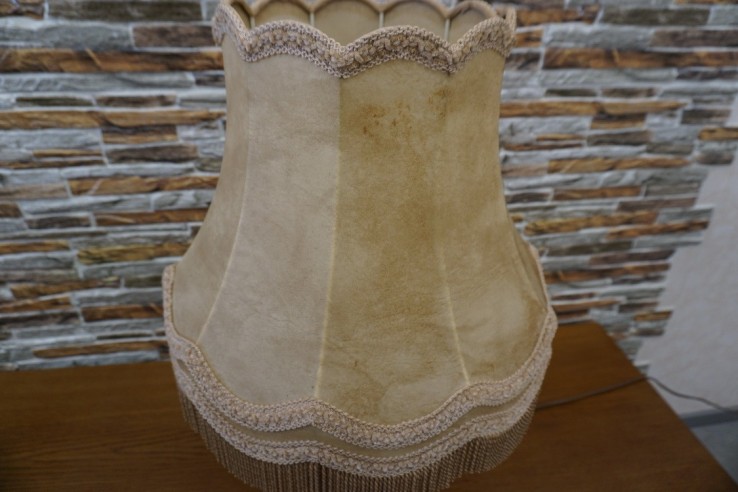 LAMPA ORZECHOWA NABLATOWA STOJĄCA 45/45 CM