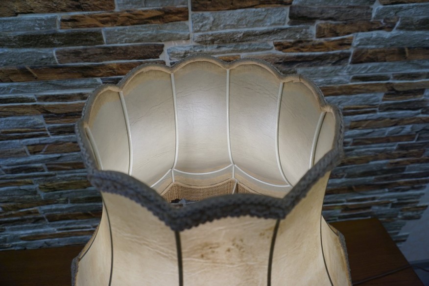 LAMPA ORZECHOWA NABLATOWA STOJĄCA 45/45 CM
