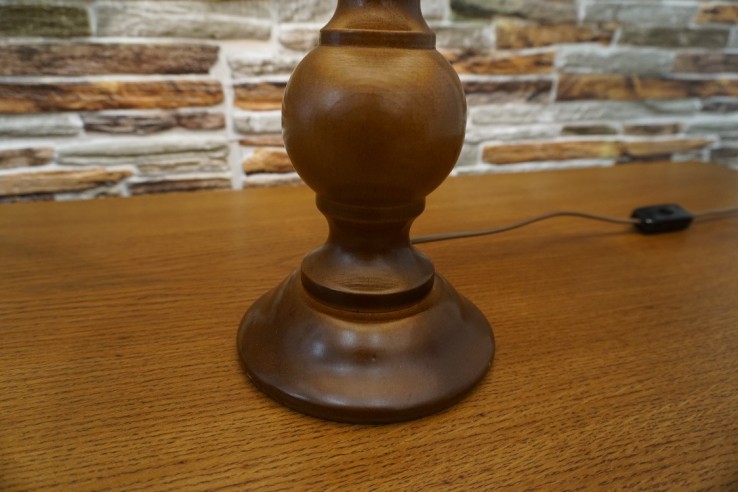 LAMPA ORZECHOWA NABLATOWA STOJĄCA 45/45 CM