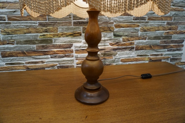 LAMPA ORZECHOWA NABLATOWA STOJĄCA 45/45 CM