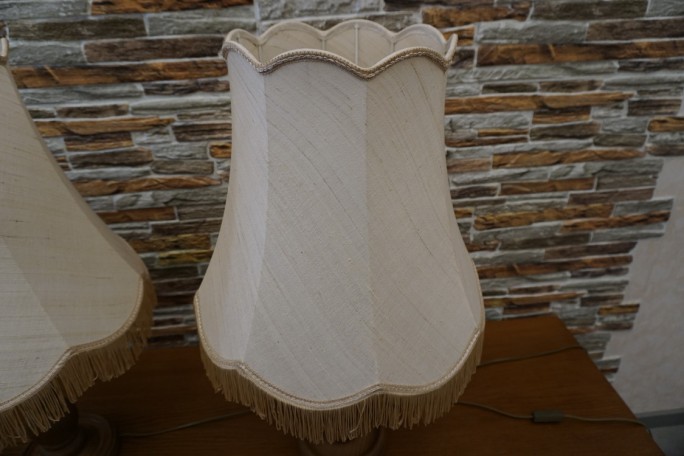 LAMPA STOJĄCA DĘBOWA 40/40 CM 2 SZT. KOMPLET