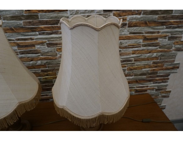 LAMPA STOJĄCA DĘBOWA 40/40 CM 2 SZT. KOMPLET