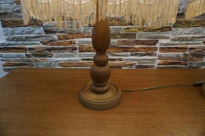 LAMPA STOJĄCA DĘBOWA 40/40 CM 2 SZT. KOMPLET