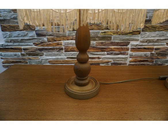 LAMPA STOJĄCA DĘBOWA 40/40 CM 2 SZT. KOMPLET