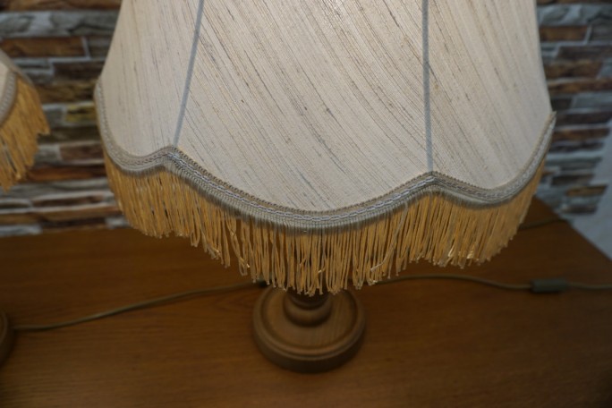 LAMPA STOJĄCA DĘBOWA 40/40 CM 2 SZT. KOMPLET