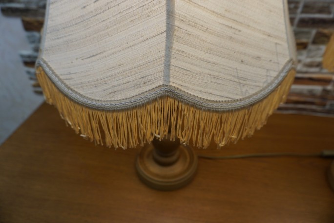 LAMPA STOJĄCA DĘBOWA 40/40 CM 2 SZT. KOMPLET