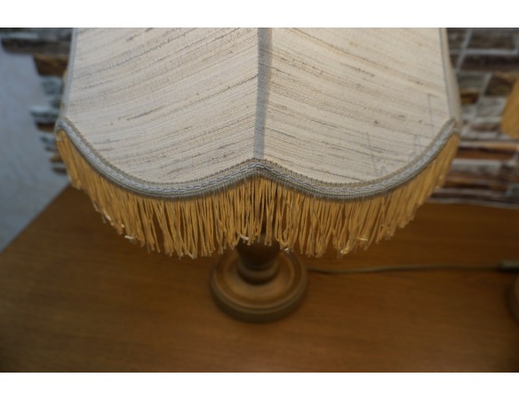 LAMPA STOJĄCA DĘBOWA 40/40 CM 2 SZT. KOMPLET