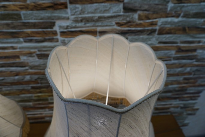 LAMPA STOJĄCA DĘBOWA 40/40 CM 2 SZT. KOMPLET