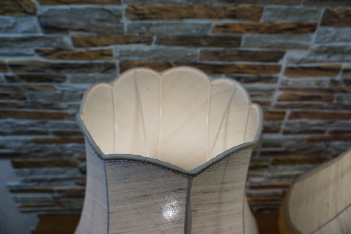 LAMPA STOJĄCA DĘBOWA 40/40 CM 2 SZT. KOMPLET