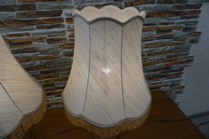 LAMPA STOJĄCA DĘBOWA 40/40 CM 2 SZT. KOMPLET