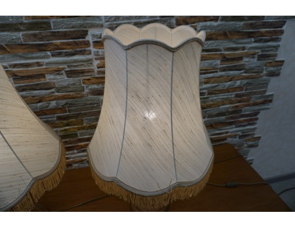 LAMPA STOJĄCA DĘBOWA 40/40 CM 2 SZT. KOMPLET