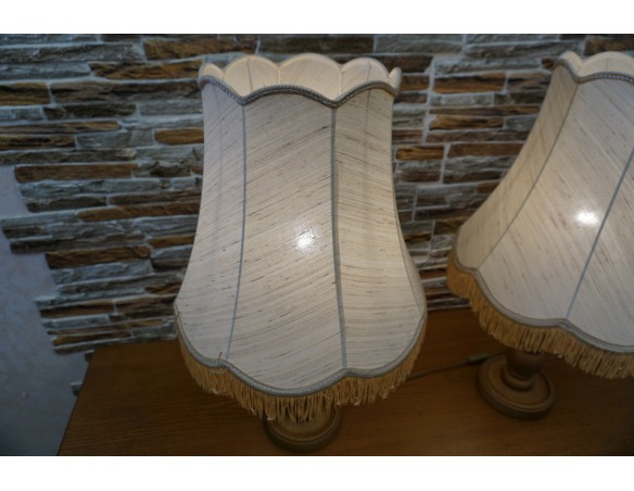 LAMPA STOJĄCA DĘBOWA 40/40 CM 2 SZT. KOMPLET