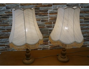 LAMPA STOJĄCA DĘBOWA 40/40 CM 2 SZT. KOMPLET 2