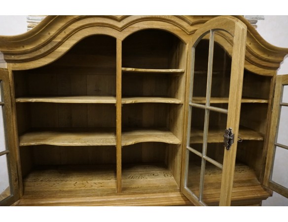 WITRYNA Z KOMODĄ LITY DĄB SZER. 185 CM