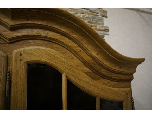 WITRYNA Z KOMODĄ LITY DĄB SZER. 185 CM