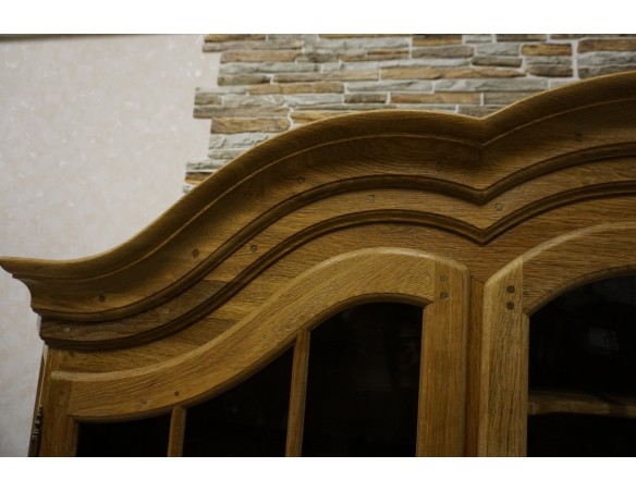 WITRYNA Z KOMODĄ LITY DĄB SZER. 185 CM